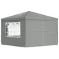 Party Tent 1200 x 300 x 255 cm Light Grey PE and steel