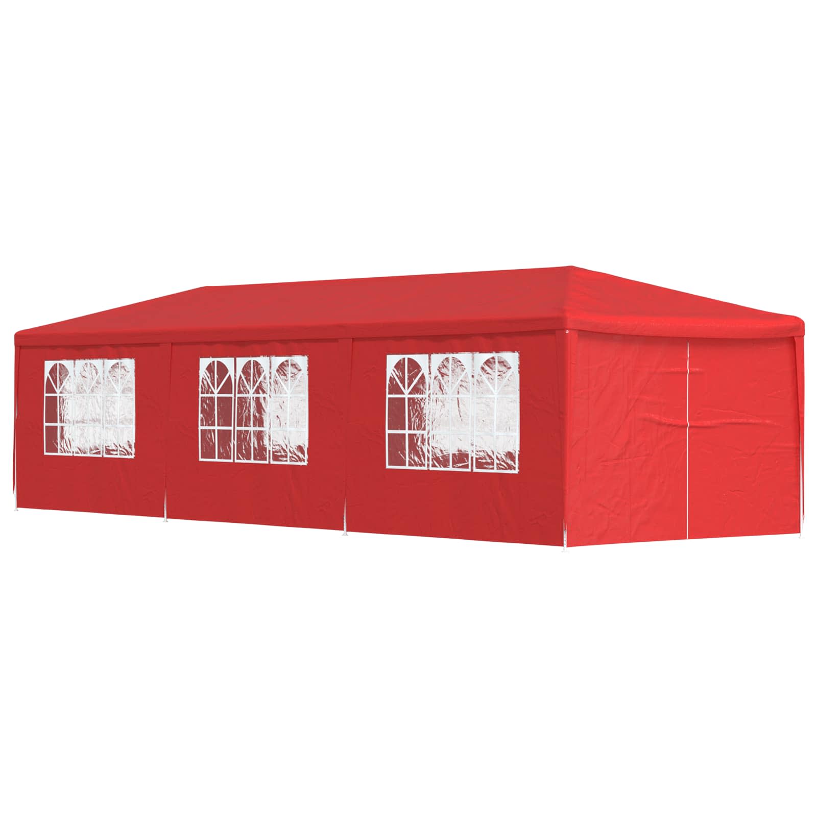Carpa de Fiesta 1200 x 300 x 255 cm Gris Claro PE y acero