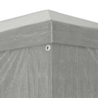 Carpa de Fiesta 1200 x 300 x 255 cm Gris Claro PE y acero
