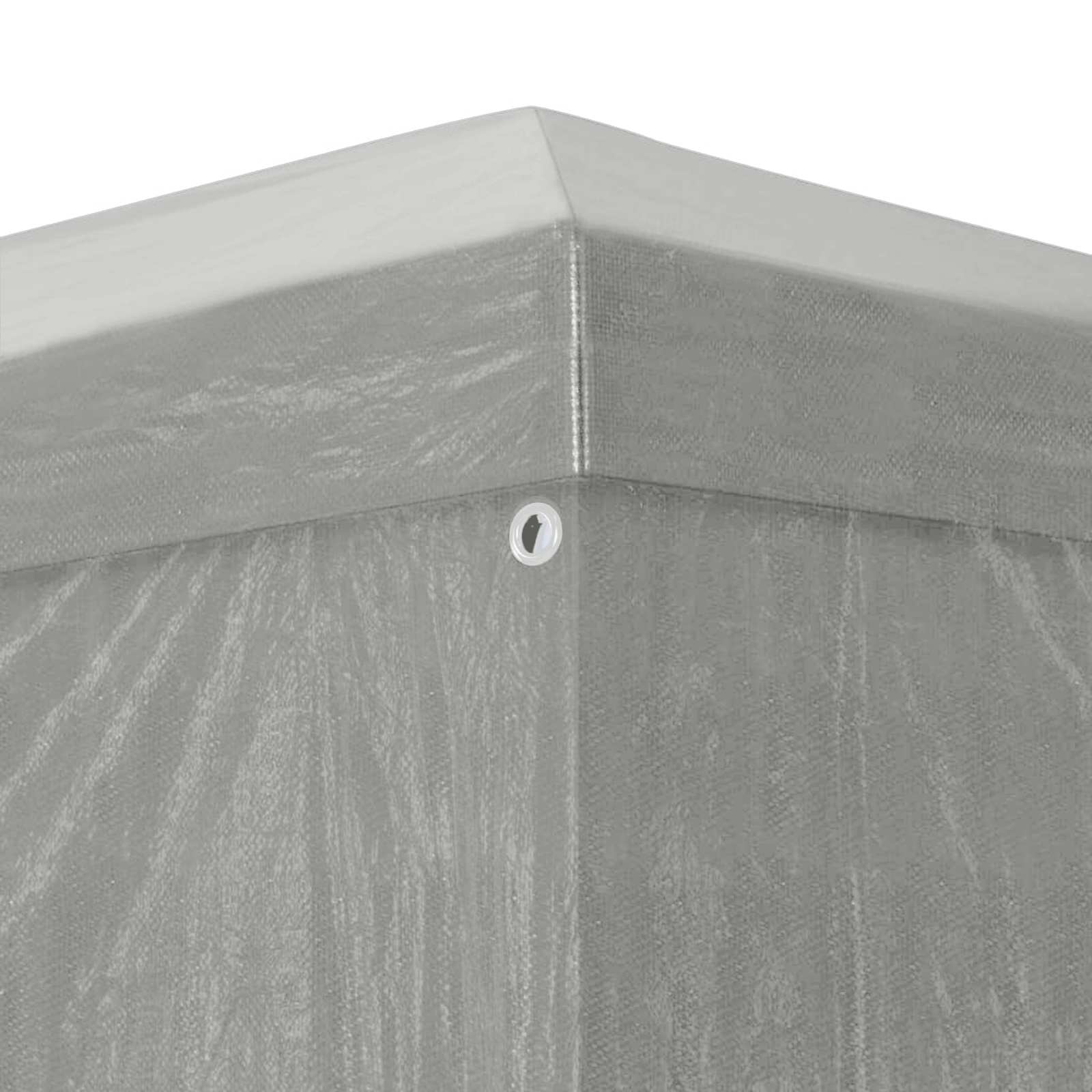 Carpa de Fiesta 1200 x 300 x 255 cm Gris Claro PE y acero