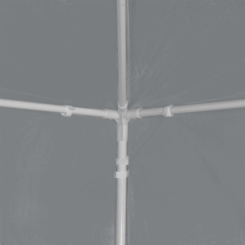 Carpa de Fiesta 1200 x 300 x 255 cm Gris Claro PE y acero