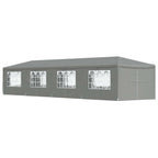 Carpa de Fiesta 1200 x 300 x 255 cm Gris Claro PE y acero