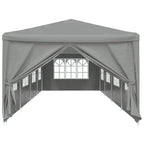Carpa de Fiesta 1200 x 300 x 255 cm Gris Claro PE y acero