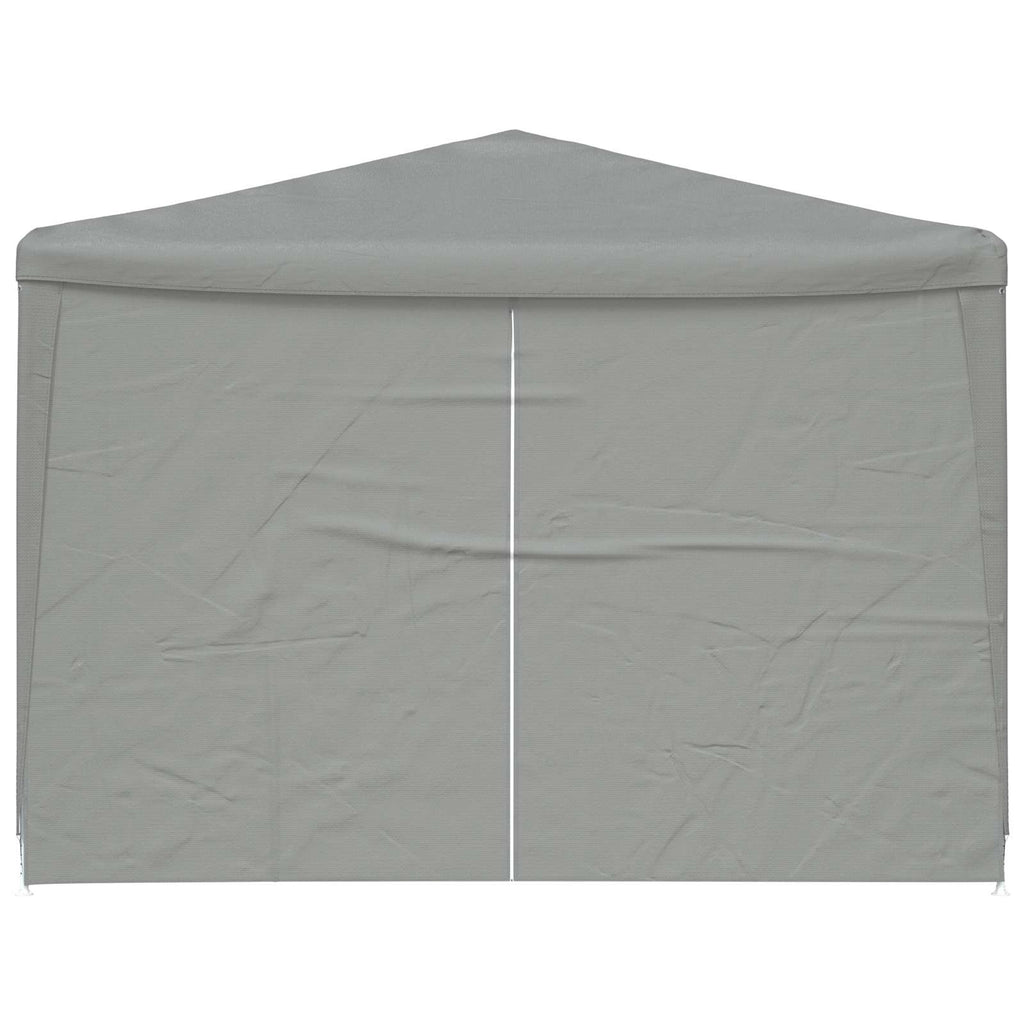 Carpa de Fiesta 1200 x 300 x 255 cm Gris Claro PE y acero