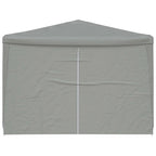 Carpa de Fiesta 1200 x 300 x 255 cm Gris Claro PE y acero