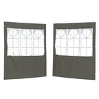 Panel lateral de tienda para fiestas 2 pcs 200 x 195 cm
