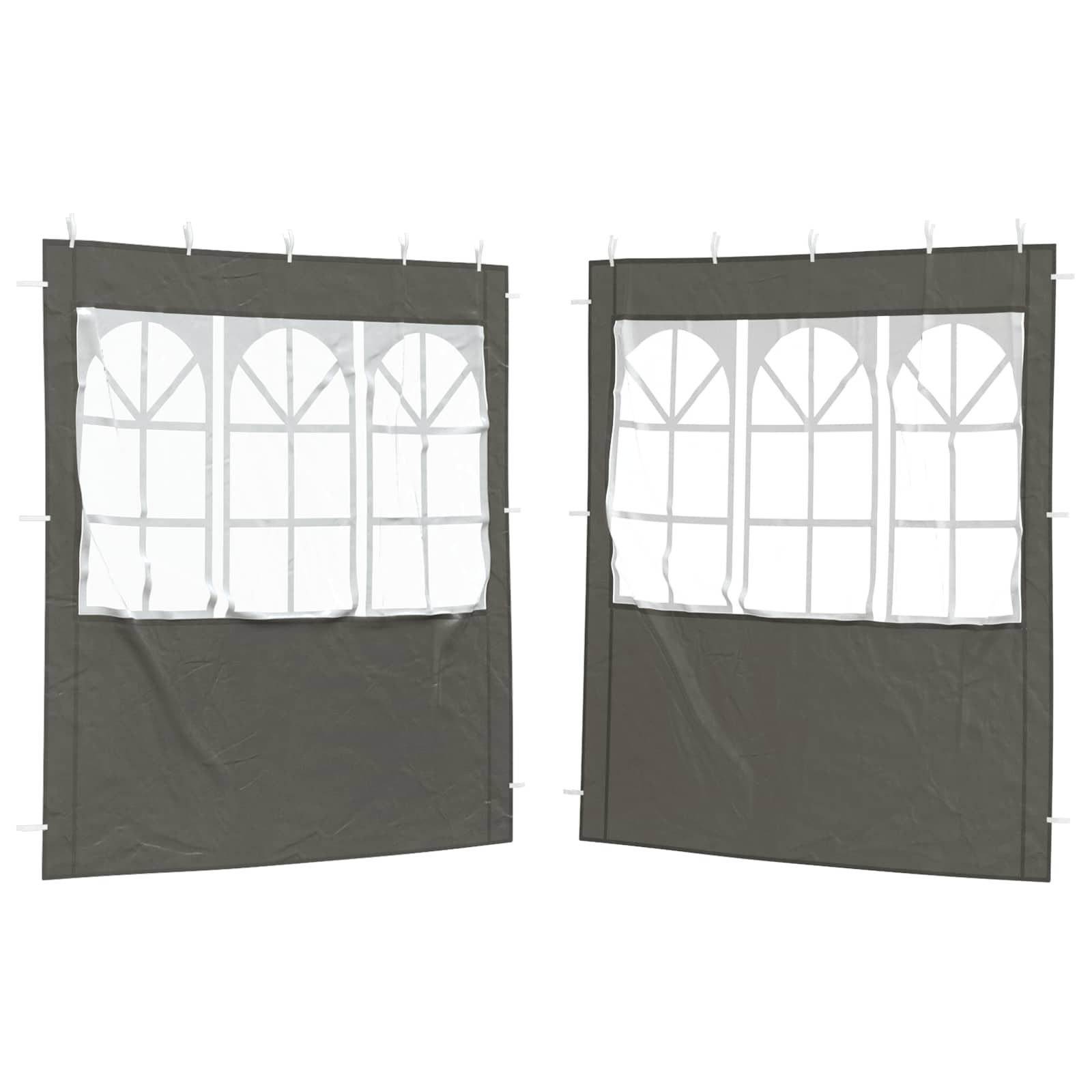 Panel lateral de tienda para fiestas 2 pcs 200 x 195 cm