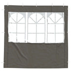 Panel lateral de tienda para fiestas 2 pcs 200 x 195 cm