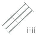 Reja de Seguridad para Ventanas con 3 Barandas 3 pcs