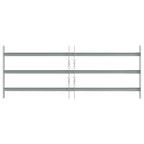Reja de Seguridad para Ventanas con 3 Barandas 3 pcs