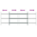 Reja de Seguridad para Ventanas con 3 Barandas 3 pcs