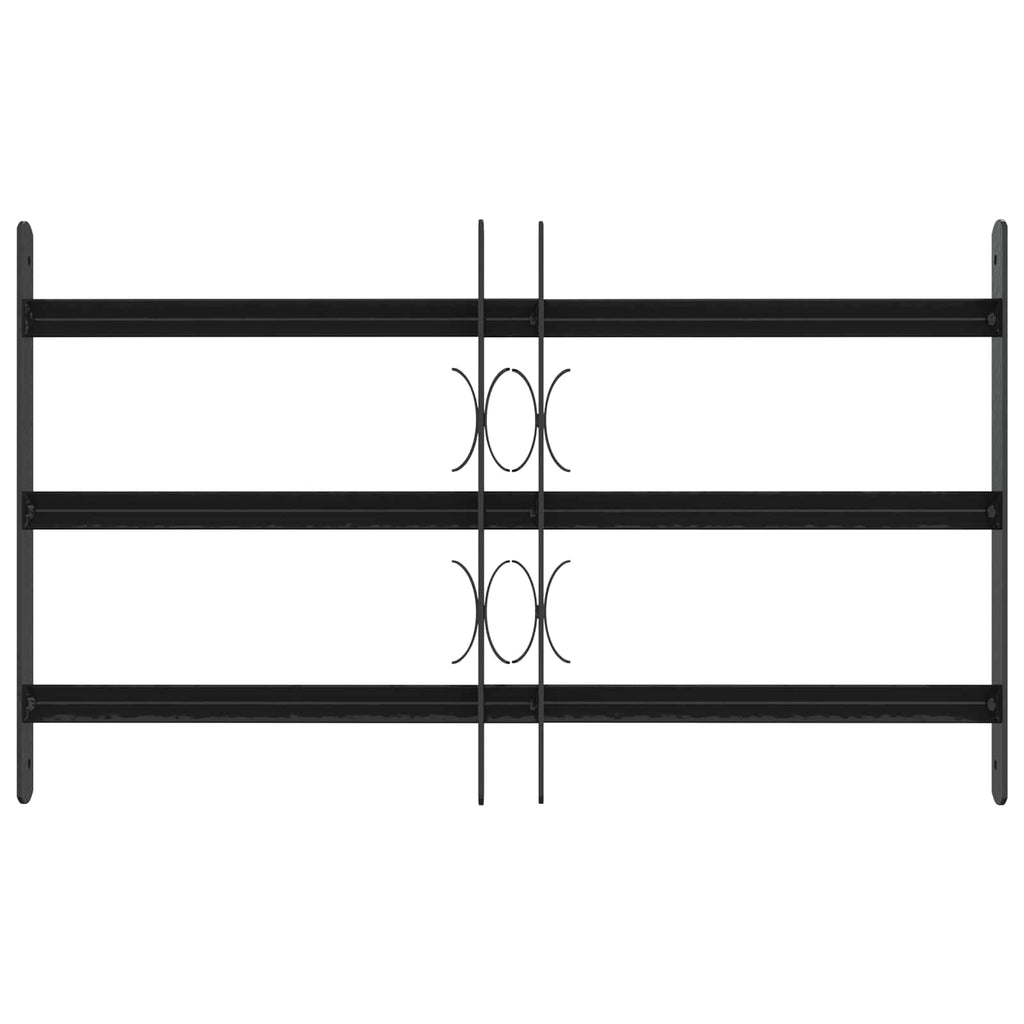 Reja de Seguridad para Ventanas con 3 Barandas 3 pcs 43-74 cm
