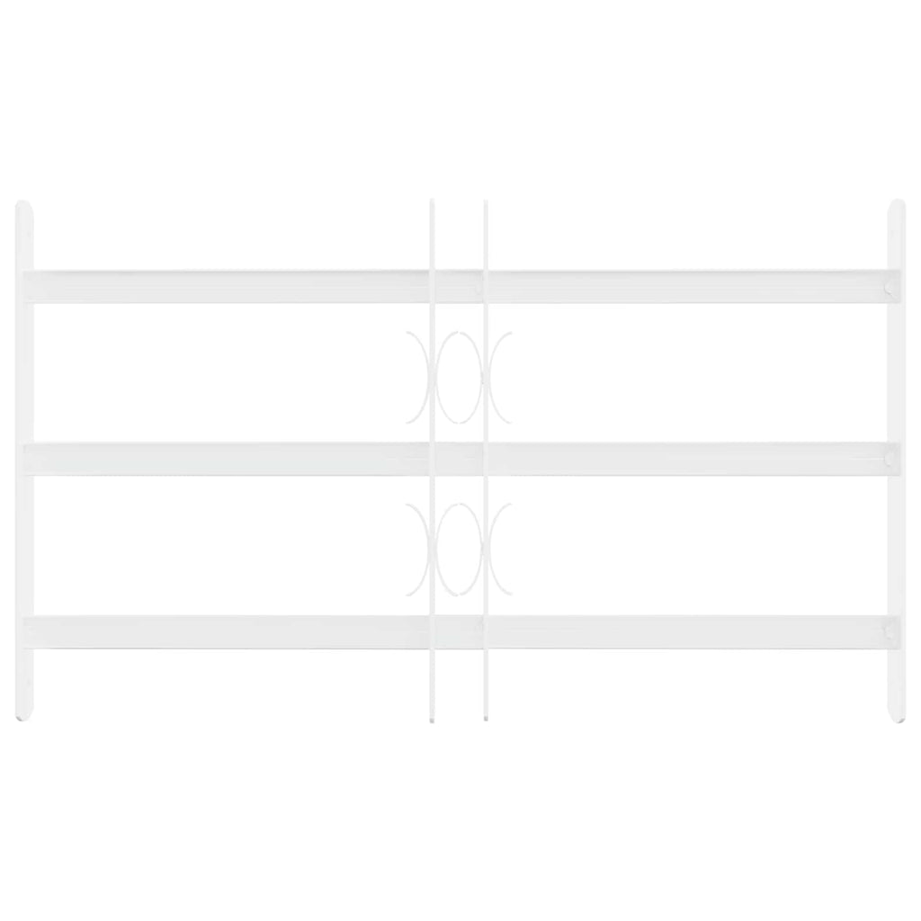 Reja de Seguridad para Ventanas con 3 Barandas 3 pcs 43-74 cm