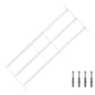 Reja de Seguridad para Ventanas con 3 Barandas 3 pcs 43-74 cm