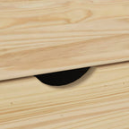 Gabinete rodante Marrón 63,5 x 39 x 79 cm Madera de Pino Macizo