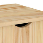 Gabinete rodante con rueda Marrón 100 x 39 x 65,5 cm
