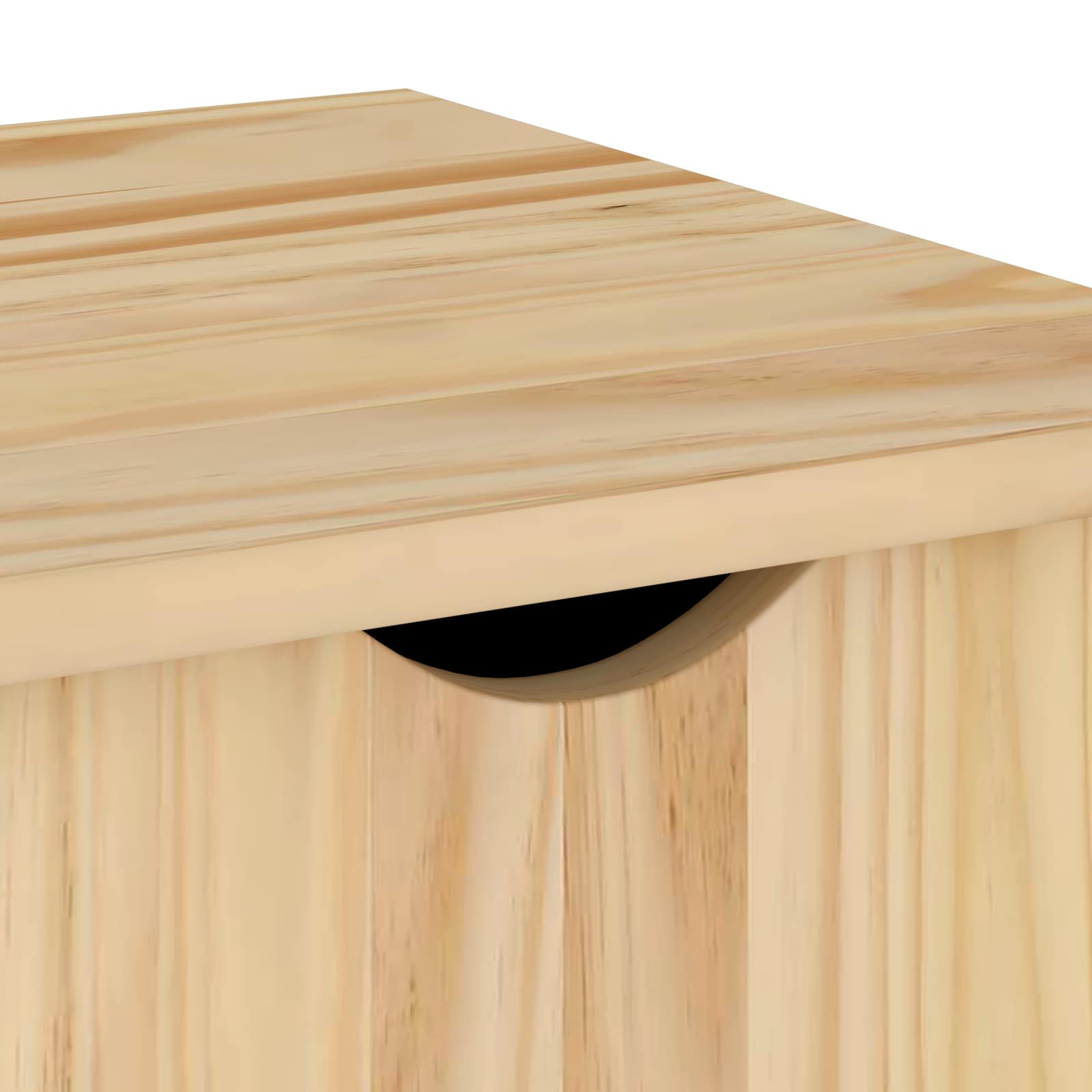 Gabinete rodante con rueda Marrón 100 x 39 x 65,5 cm