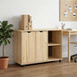 Gabinete rodante con rueda Marrón 100 x 39 x 65,5 cm