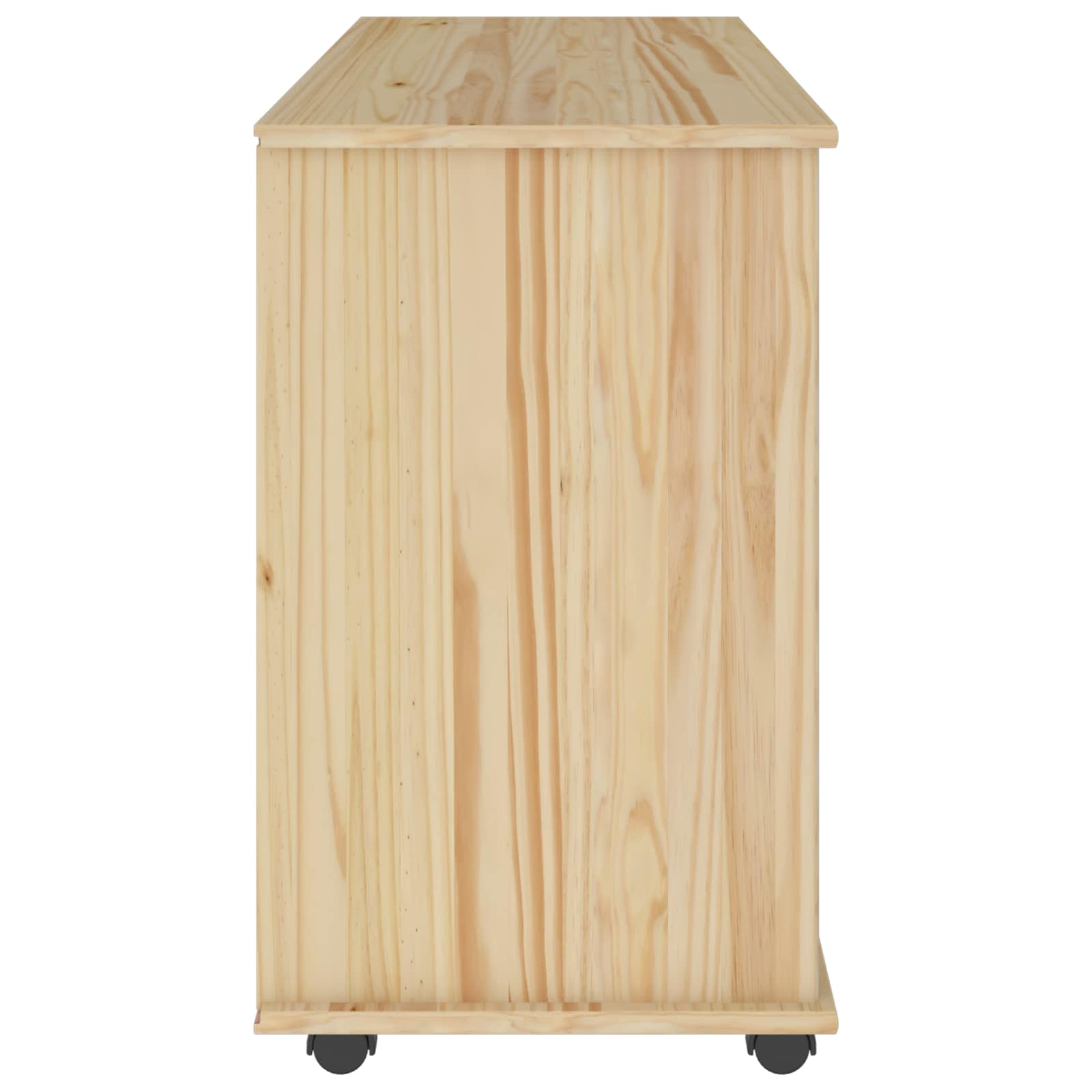 Gabinete rodante con rueda Marrón 100 x 39 x 65,5 cm