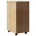 Gabinete Rodante con Escritorio MOSS Barniz transparente