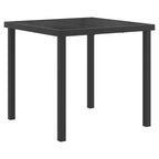 Juego de muebles de exterior 3 pcs Negro y Antracita Textileno