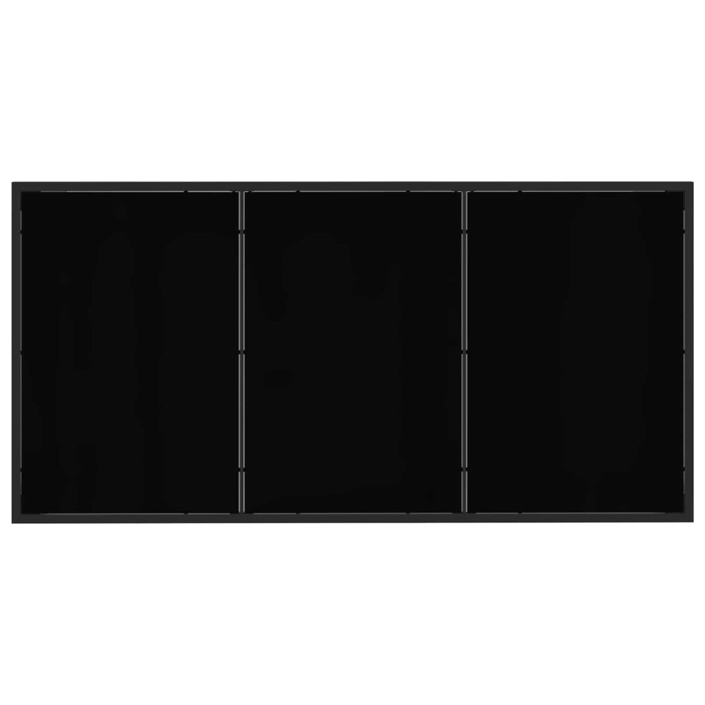 Juego de muebles de exterior 7 pcs Negro y Antracita Textileno