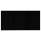 Juego de muebles de exterior 7 pcs Negro y Antracita Textileno