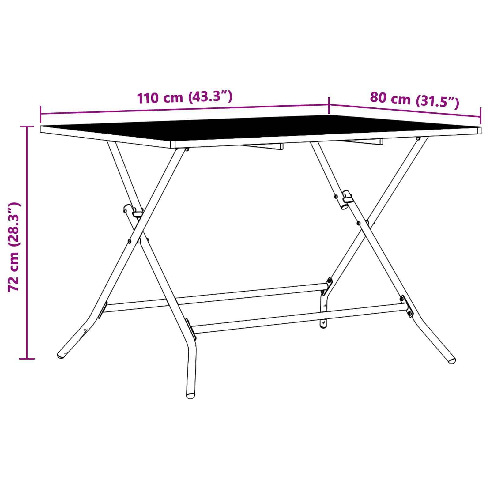Juego de muebles de exterior 5 pcs Antracita Hierro y Acero