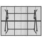 Juego de muebles de exterior 5 pcs Antracita Hierro y Acero
