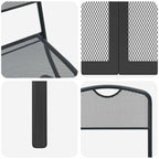 Juego de muebles de exterior 3 pcs Gris antracita