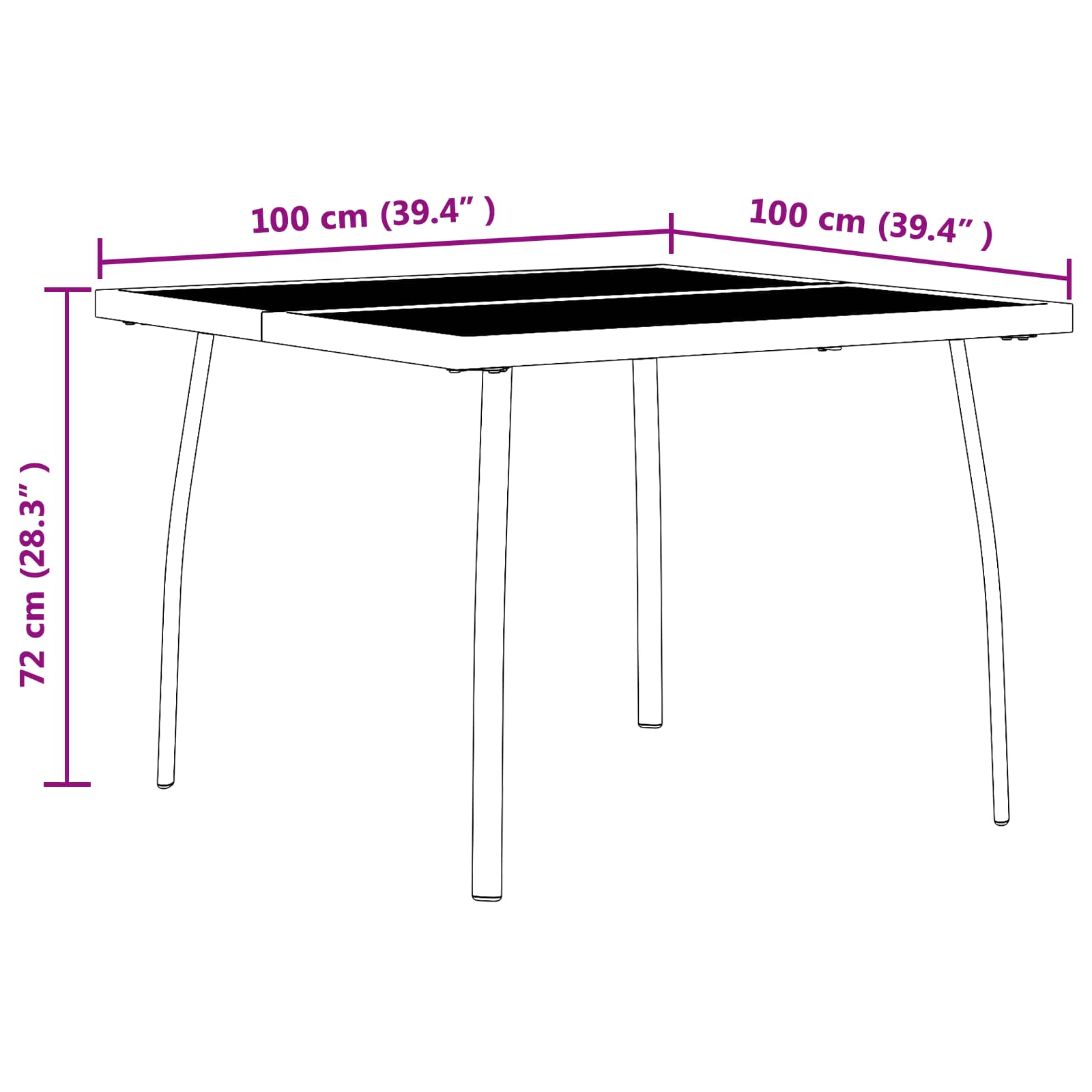 Juego de muebles de exterior 3 pcs Gris antracita