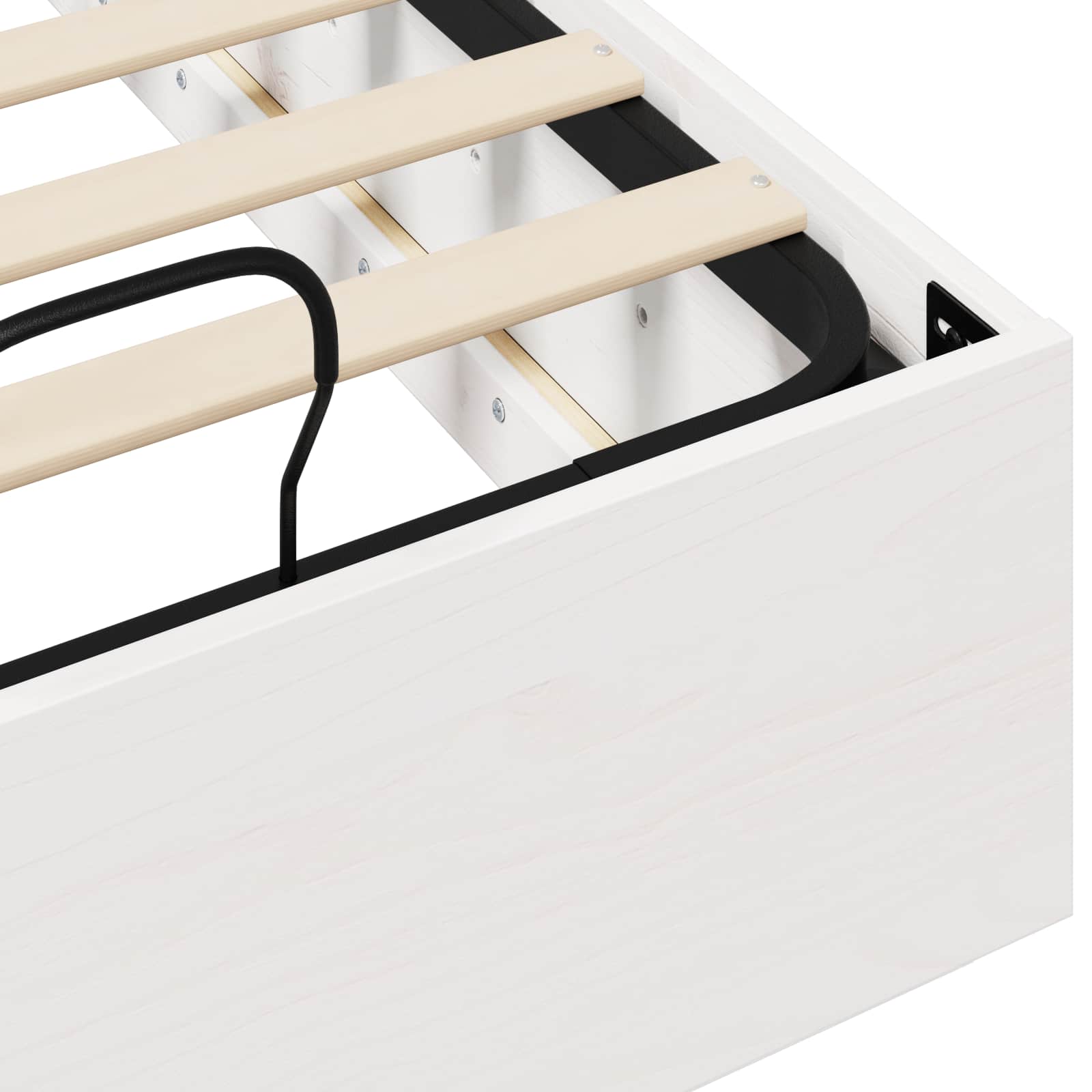 Estructura de Cama Ottoman 100 x 200 cm Pino macizo