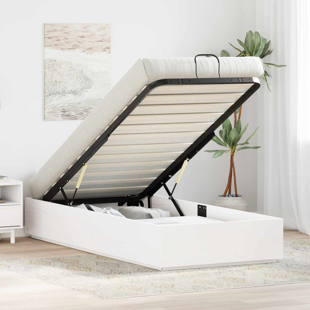 Estructura de Cama Ottoman 100 x 200 cm Pino macizo