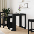 Mesa de Bar con cajón Roble Negro 102 x 70 x 103,5 cm