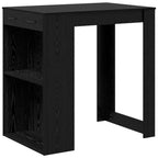 Mesa de Bar con cajón Roble Negro 102 x 70 x 103,5 cm