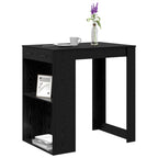 Mesa de Bar con cajón Roble Negro 102 x 70 x 103,5 cm