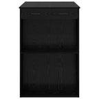 Mesa de Bar con cajón Roble Negro 102 x 70 x 103,5 cm