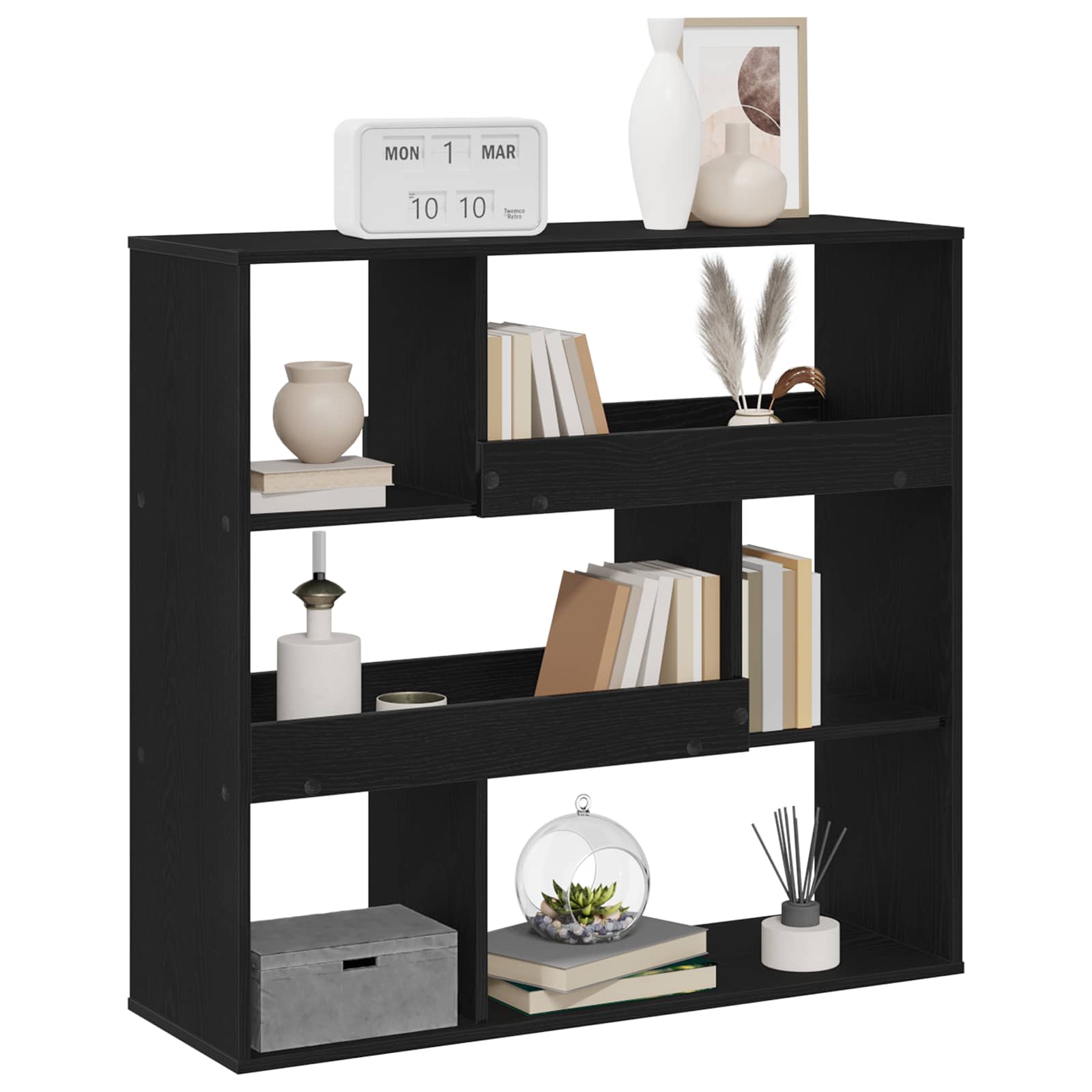 Estantería para libros Roble Negro 100 x 33 x 94,5 cm