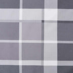 Cojín de exterior a cuadros 4 pcs Cuadro Gris 40 x 40 cm Tela