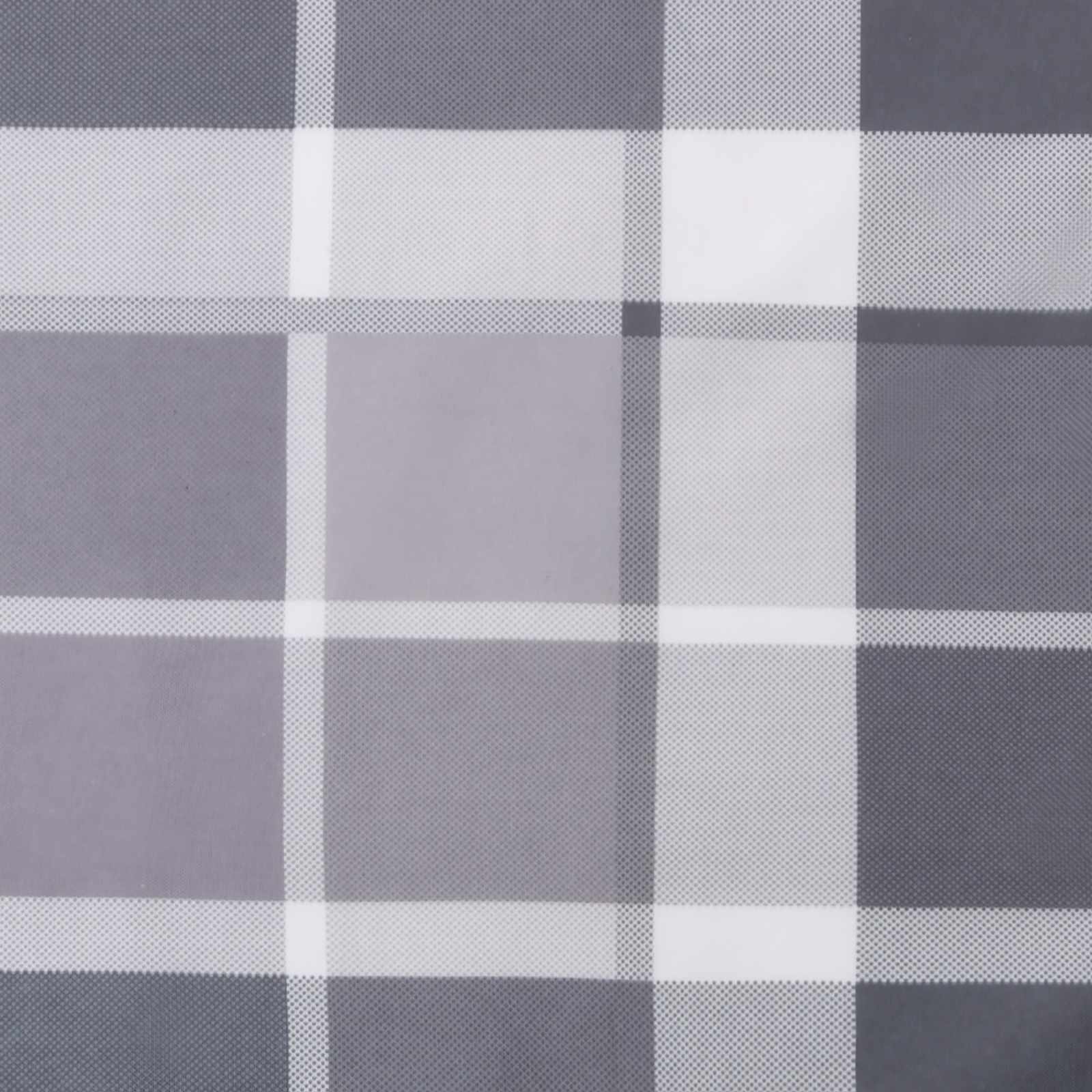 Cojín de exterior a cuadros 4 pcs Cuadro Gris 40 x 40 cm Tela