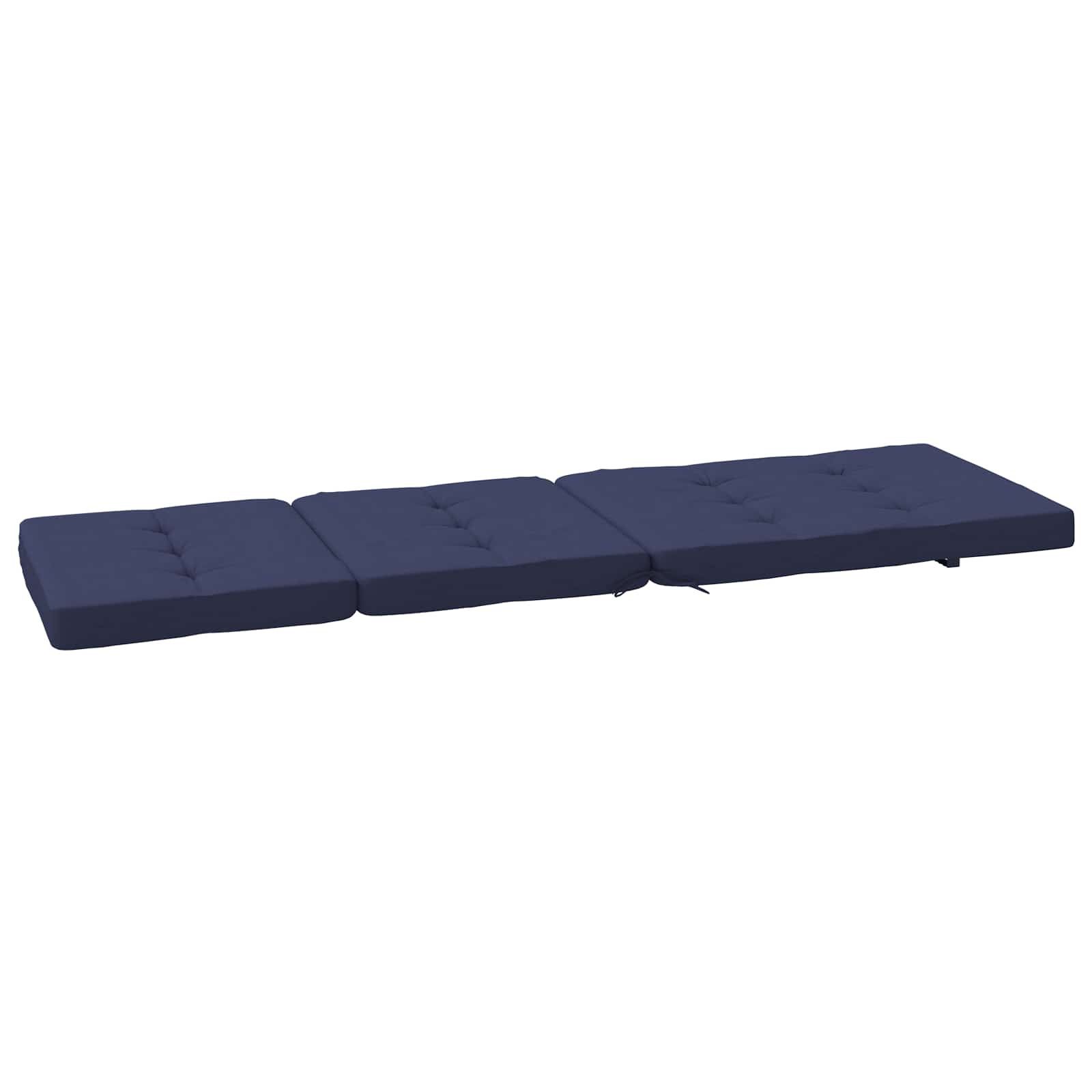 Cojín de exterior 2 pcs Azul marino 180 x 55 x 7 cm Tela