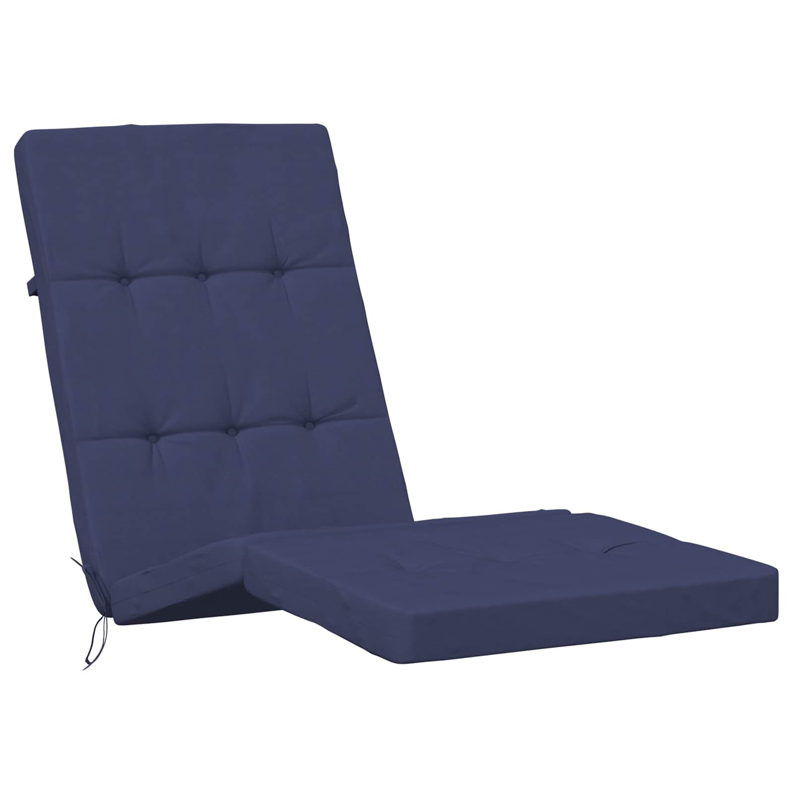 Cojín de exterior 2 pcs Azul marino 180 x 55 x 7 cm Tela