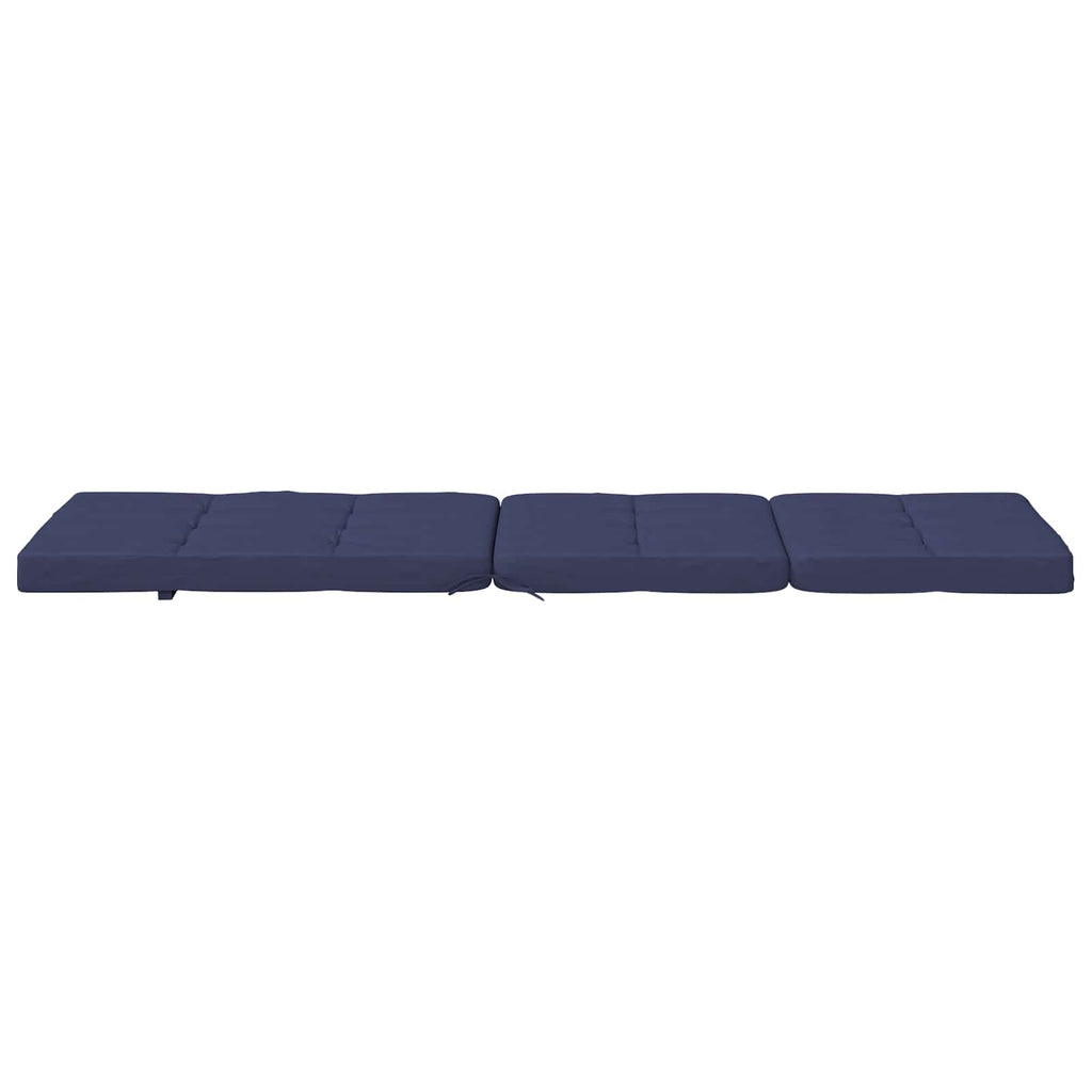 Cojín de exterior 2 pcs Azul marino 180 x 55 x 7 cm Tela