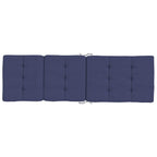 Cojín de exterior 2 pcs Azul marino 180 x 55 x 7 cm Tela