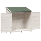 Cobertizo de Jardín Blanco 106,5 x 56 x 113,5 cm