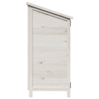 Cobertizo de Jardín Blanco 106,5 x 56 x 113,5 cm