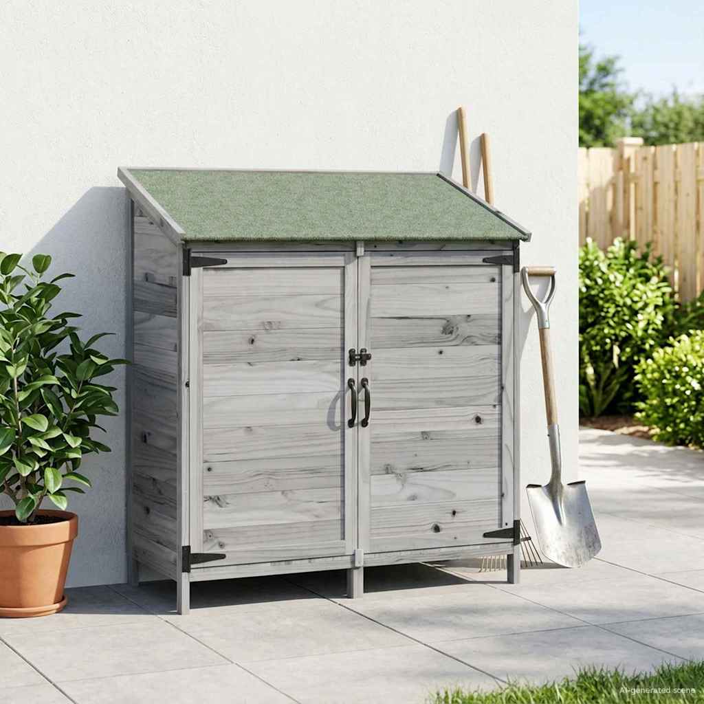 White Garden Shed 106.5 x 56 x 113.5 cm