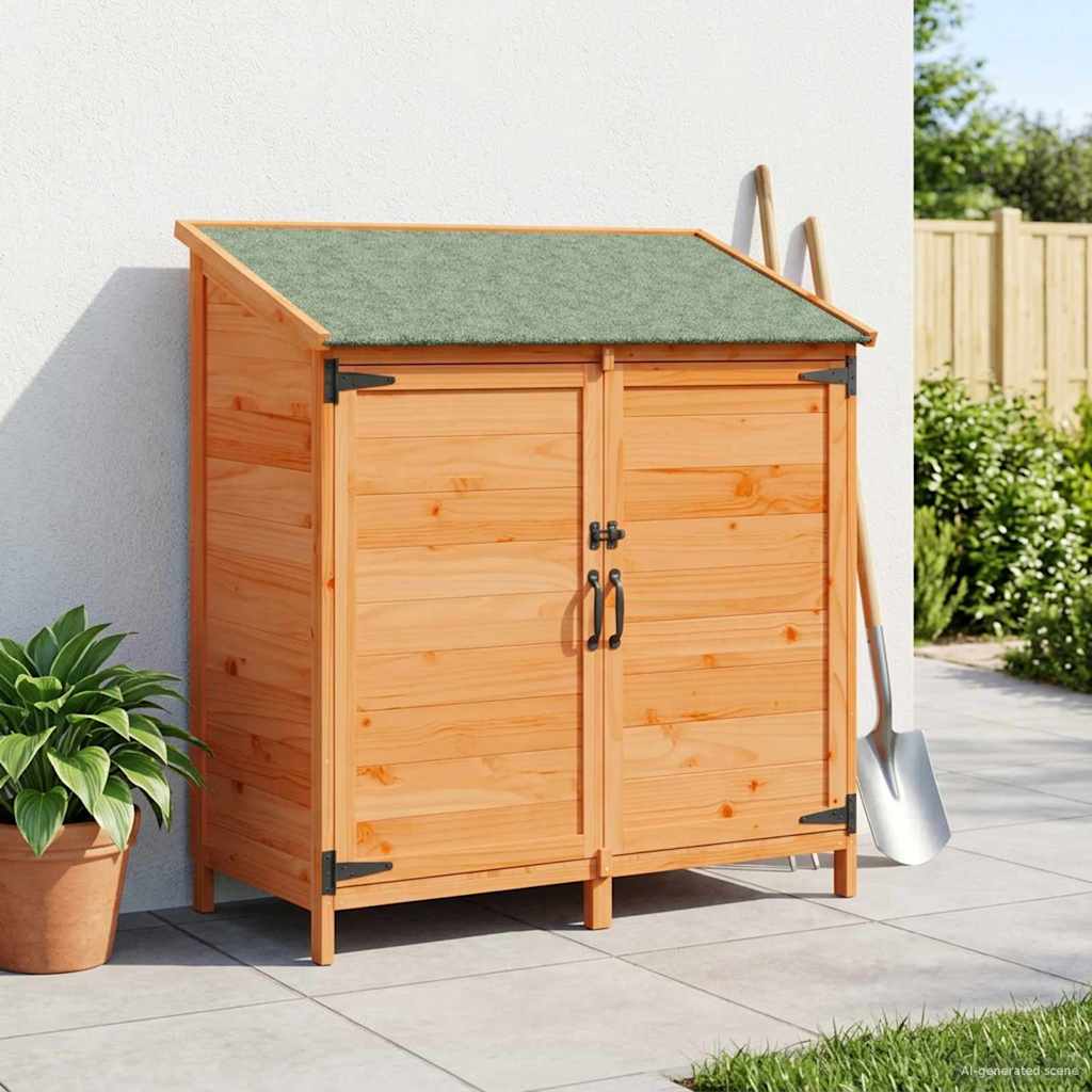 White Garden Shed 106.5 x 56 x 113.5 cm