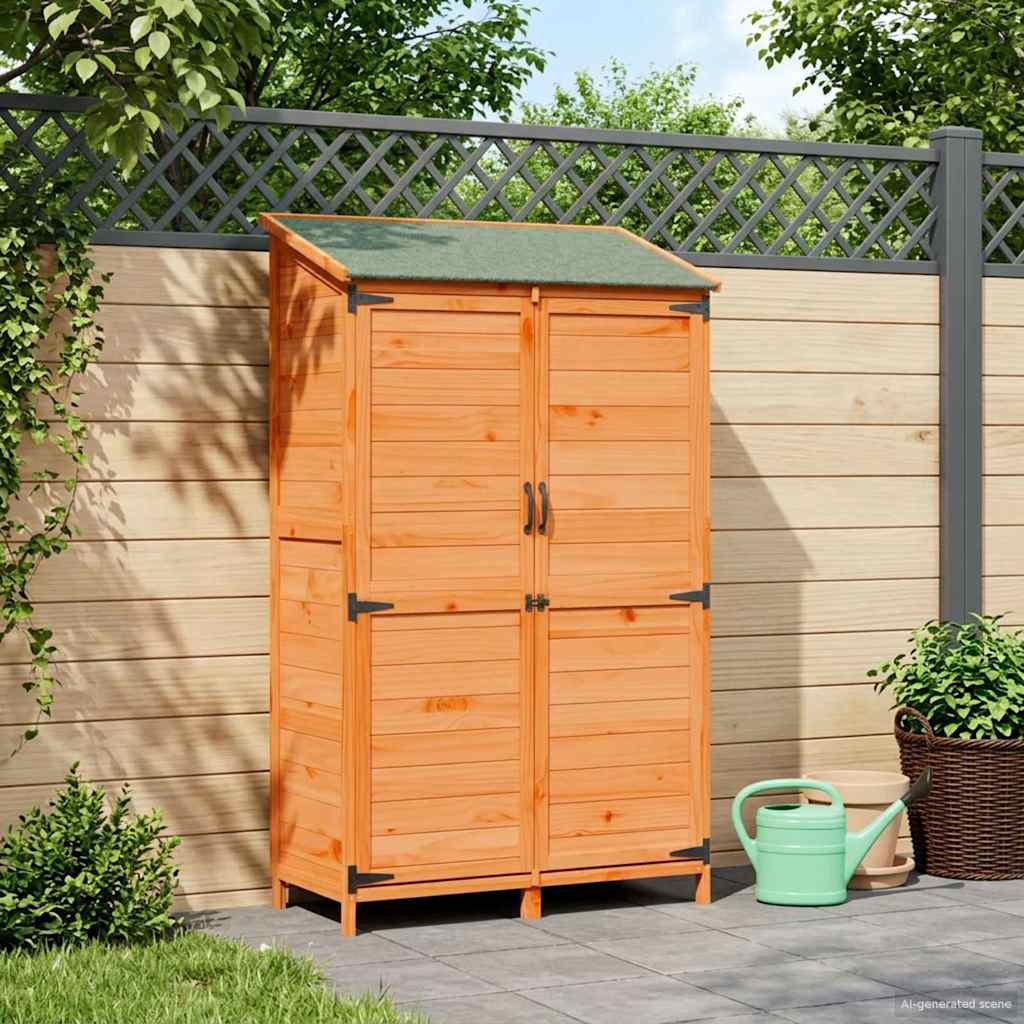 White Garden Shed 106.5 x 56 x 113.5 cm