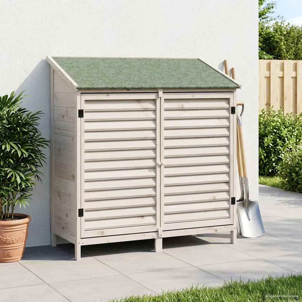 Cobertizo de Jardín Blanco 106 x 56 x 113,5 cm